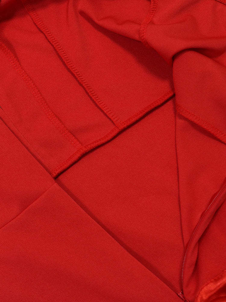 Spaghetti Strap Ruffle Asymmetrical Mini Dress