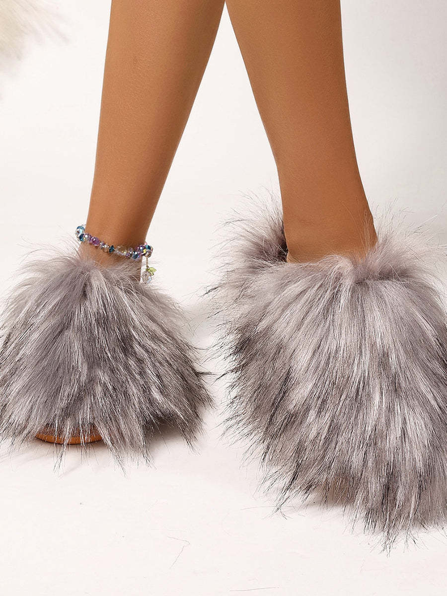 Winter Fur Slippers