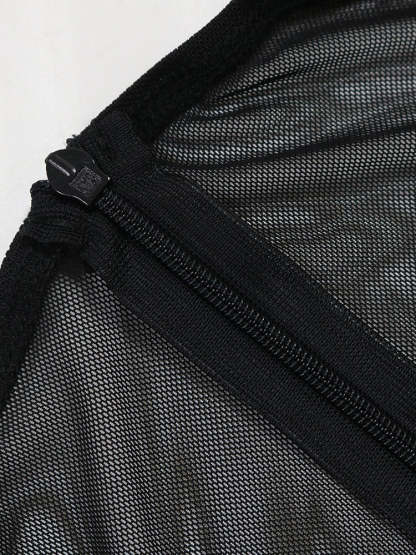 Strappy Rhinestone Mesh Maxi Dress