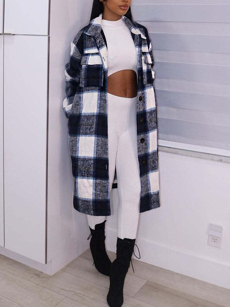 Patch Pocket Plaid Shirts