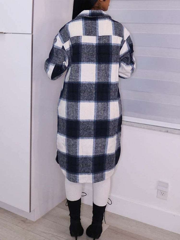 Patch Pocket Plaid Shirts