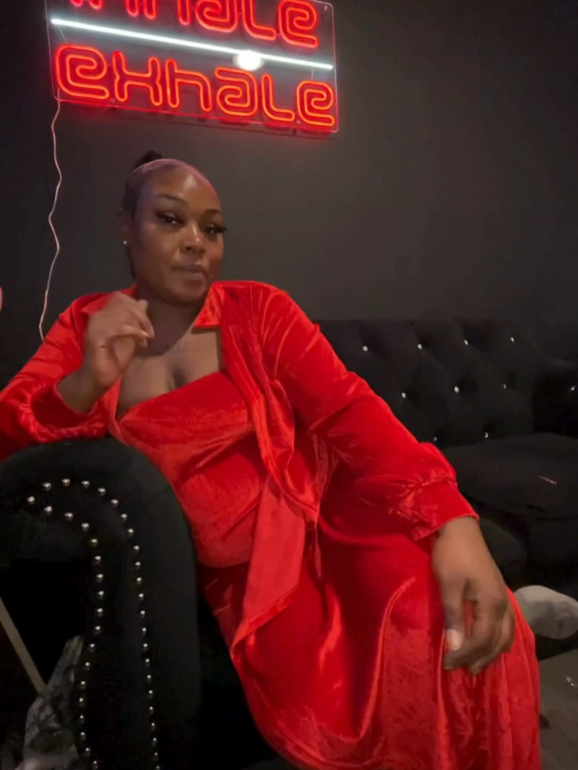 Two-Piece Velvet Cardigan & Tube Jumpsuit