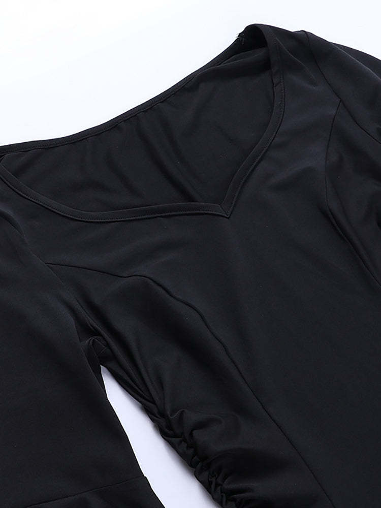 Halloween Costume Gothic Maxi Dress