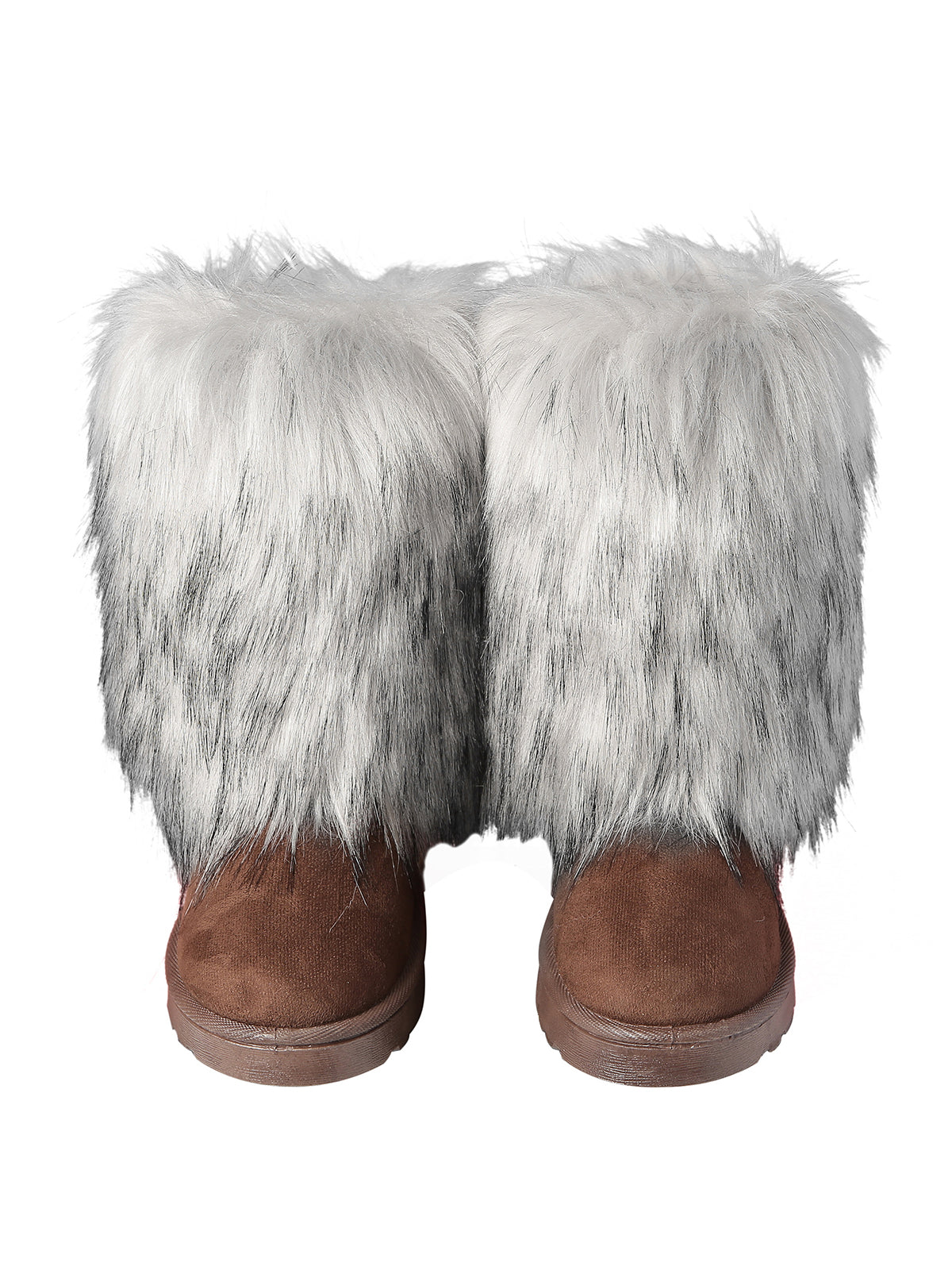 Y2K Fur Platform Mid-Calf Winter Boots