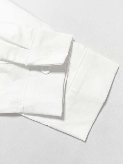 Button-Down Slit Maxi Shirt Dress