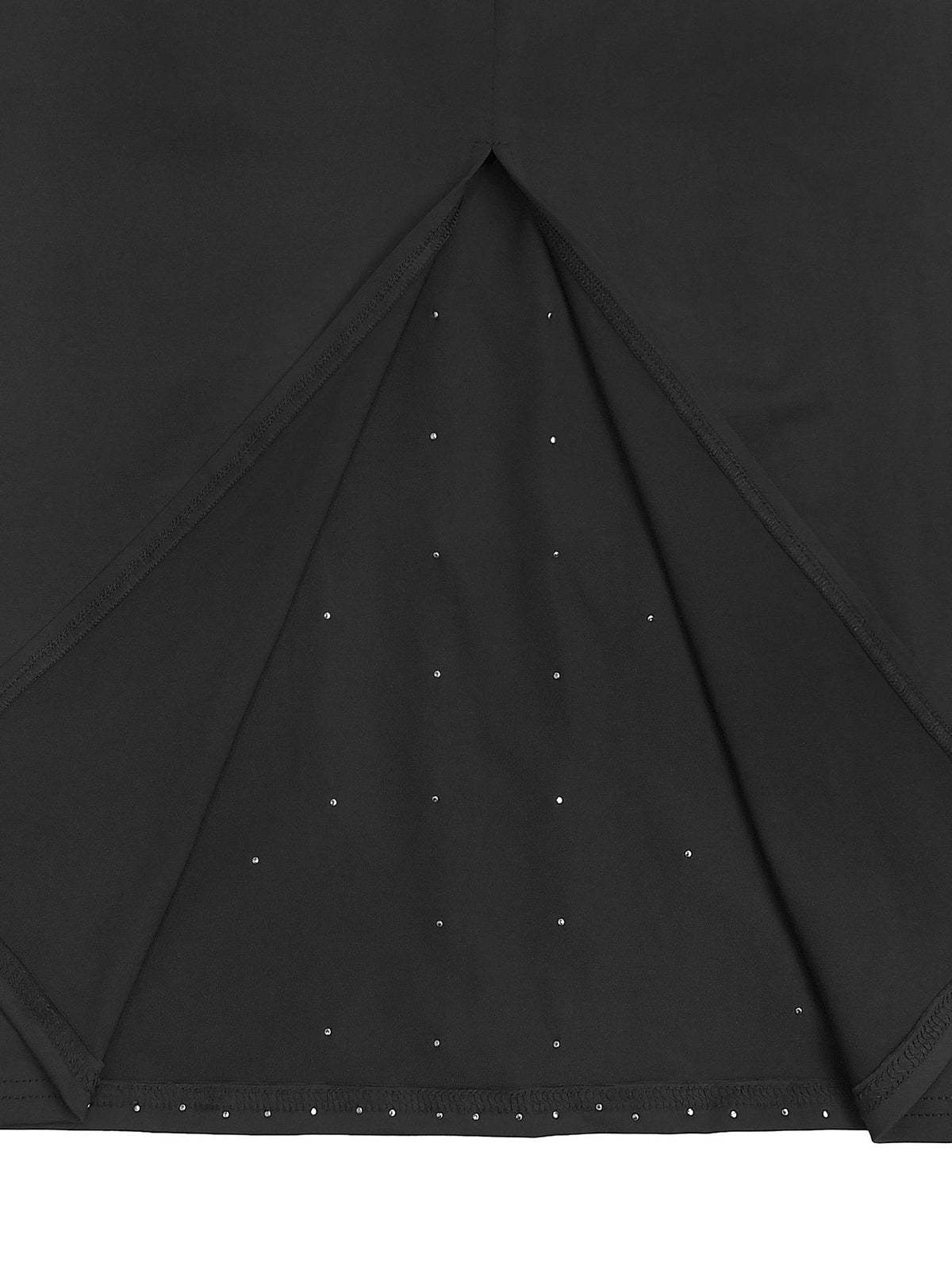 Halter Rhinestone Bead Maxi Dress