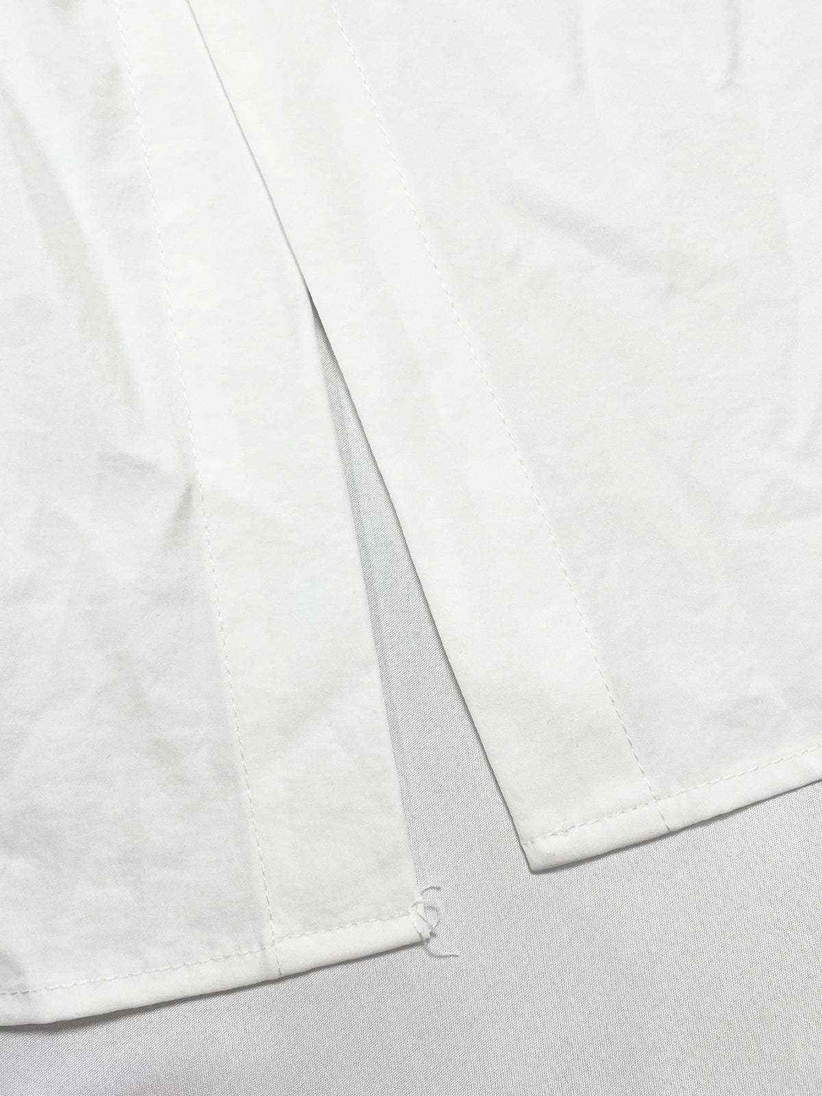 Button-Down Slit Maxi Shirt Dress