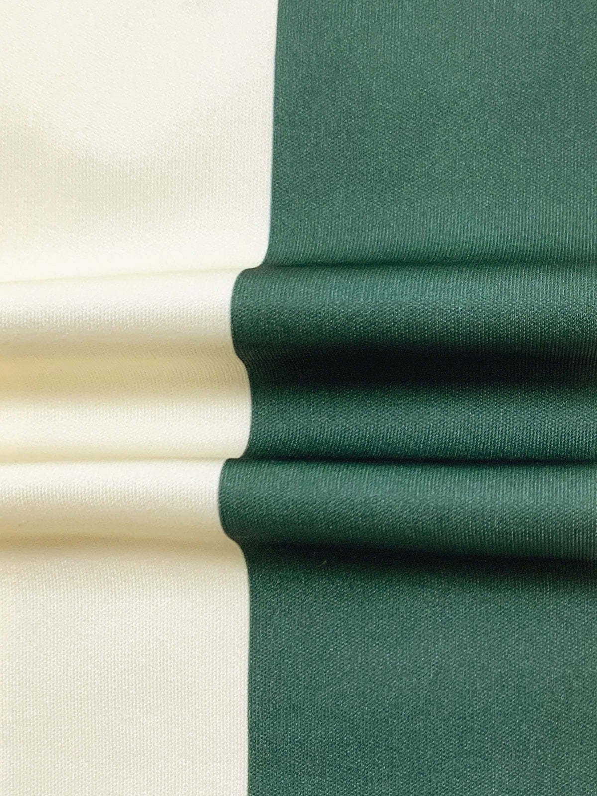 Striped Polo Crop Top Shorts Set