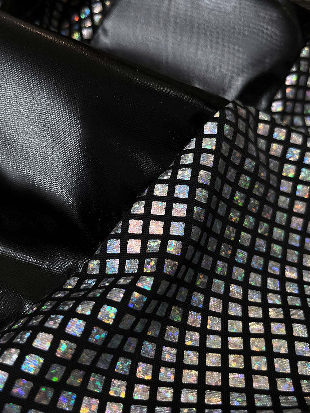 Halloween 80s Disco Glitter Jacket Pants Sets