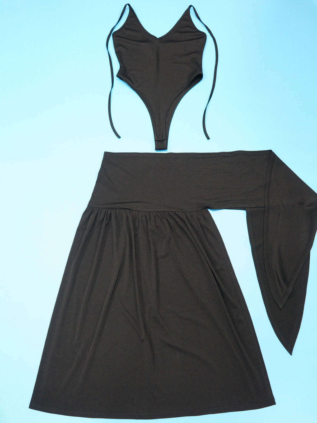 2 Piece Beach Maxi Skirt Sets