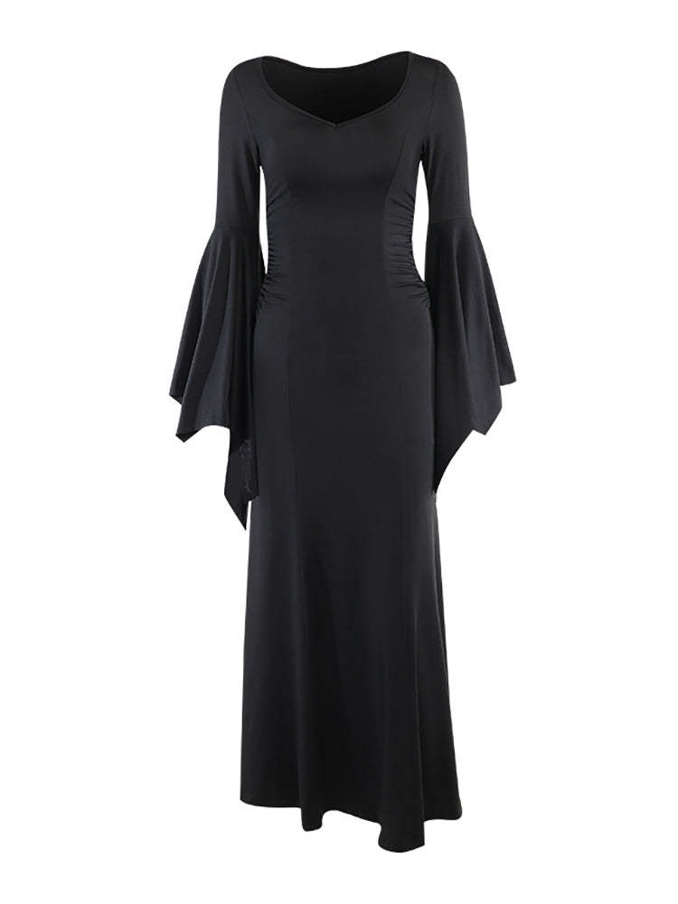 Halloween Costume Gothic Maxi Dress