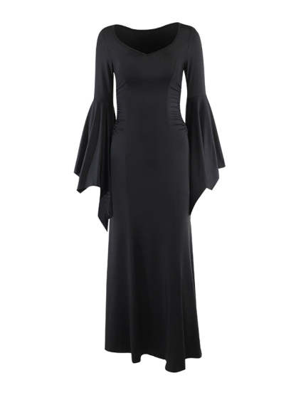 Halloween Costume Gothic Maxi Dress