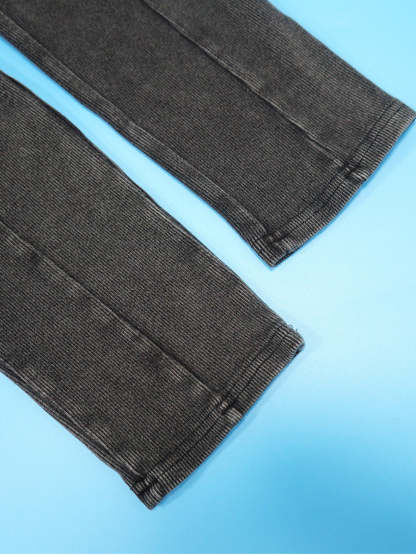 Off Shoulder Long Sleeve Ribbed Jumpsuit