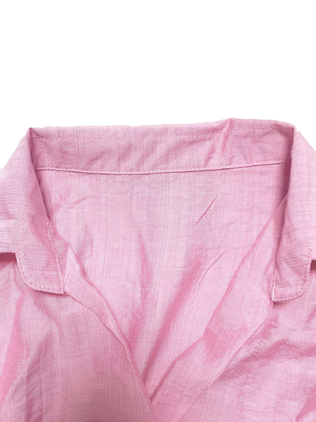 Solid Color Top Wide-Leg Pants Set