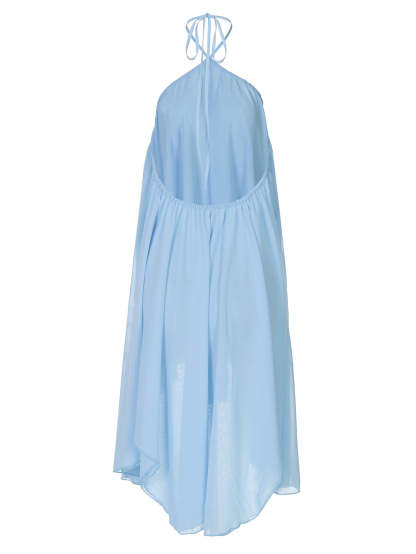 Backless Halter Chiffon Mini Dress