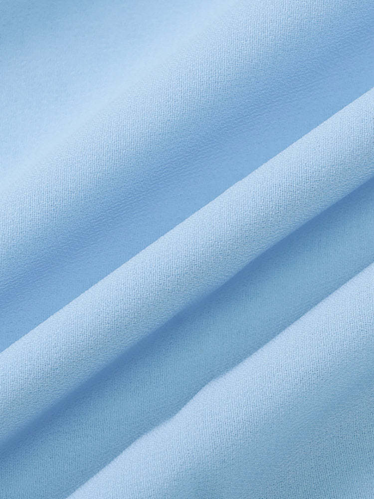 Backless Halter Chiffon Mini Dress