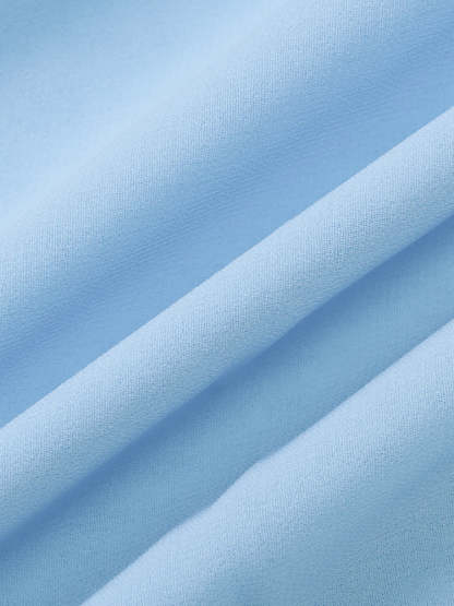 Backless Halter Chiffon Mini Dress