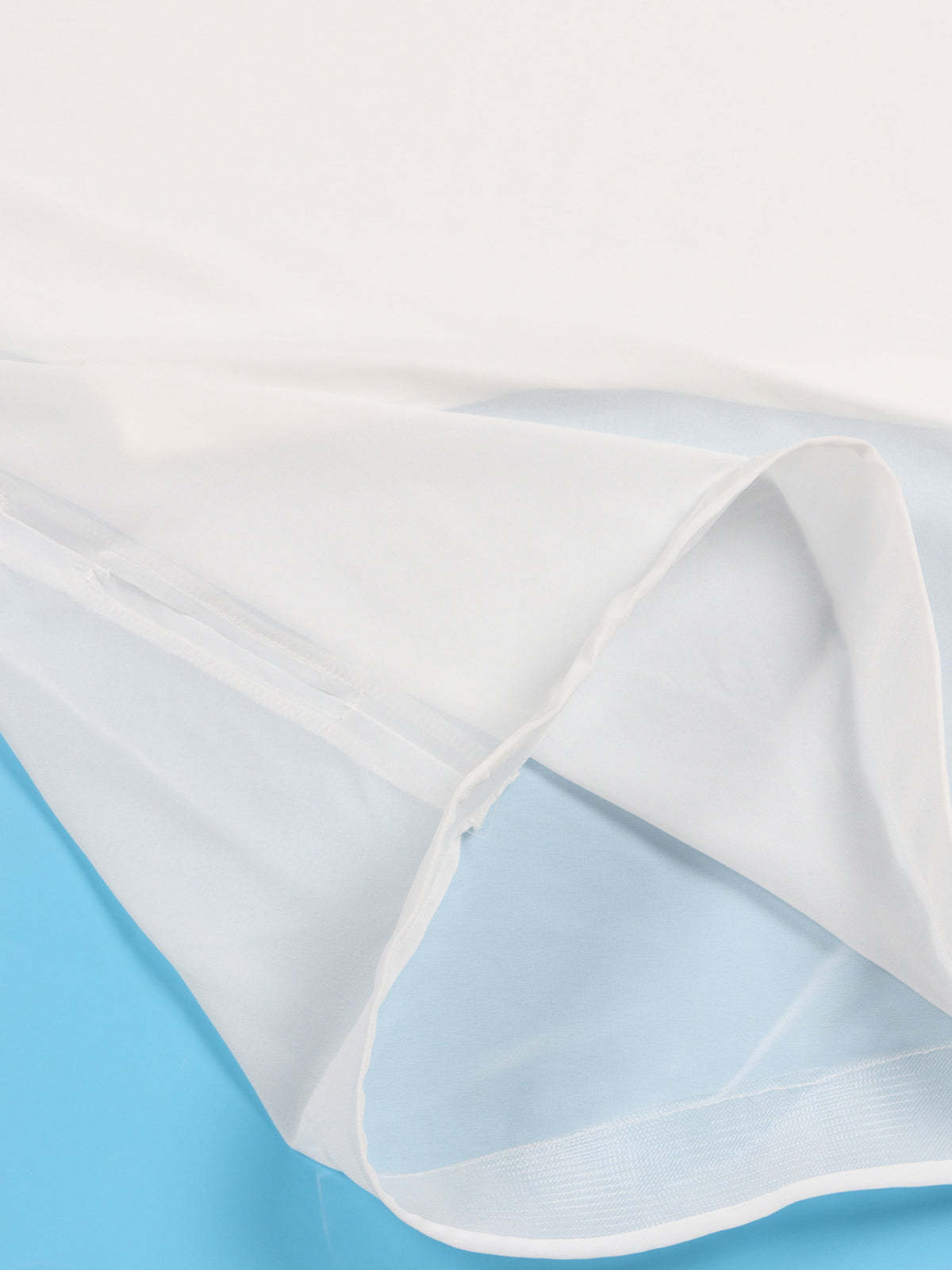 Solid Chiffon Cape Overlay Dress