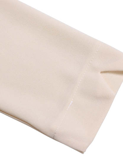 Belted Color-Block Pleated Blazer Midi Dress