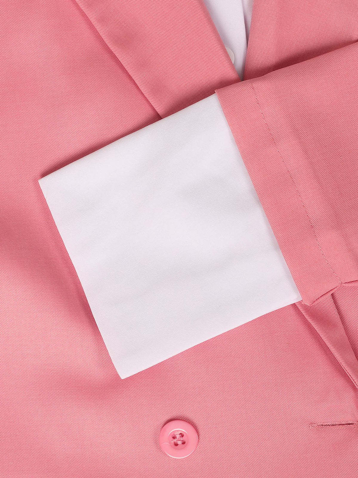 Two-Piece Blazer Shirt Collar Pleated Skirt Set