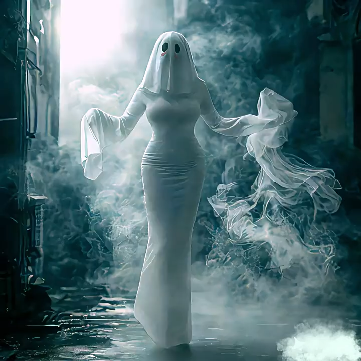 Halloween Costume Ghost Cosplay Dress