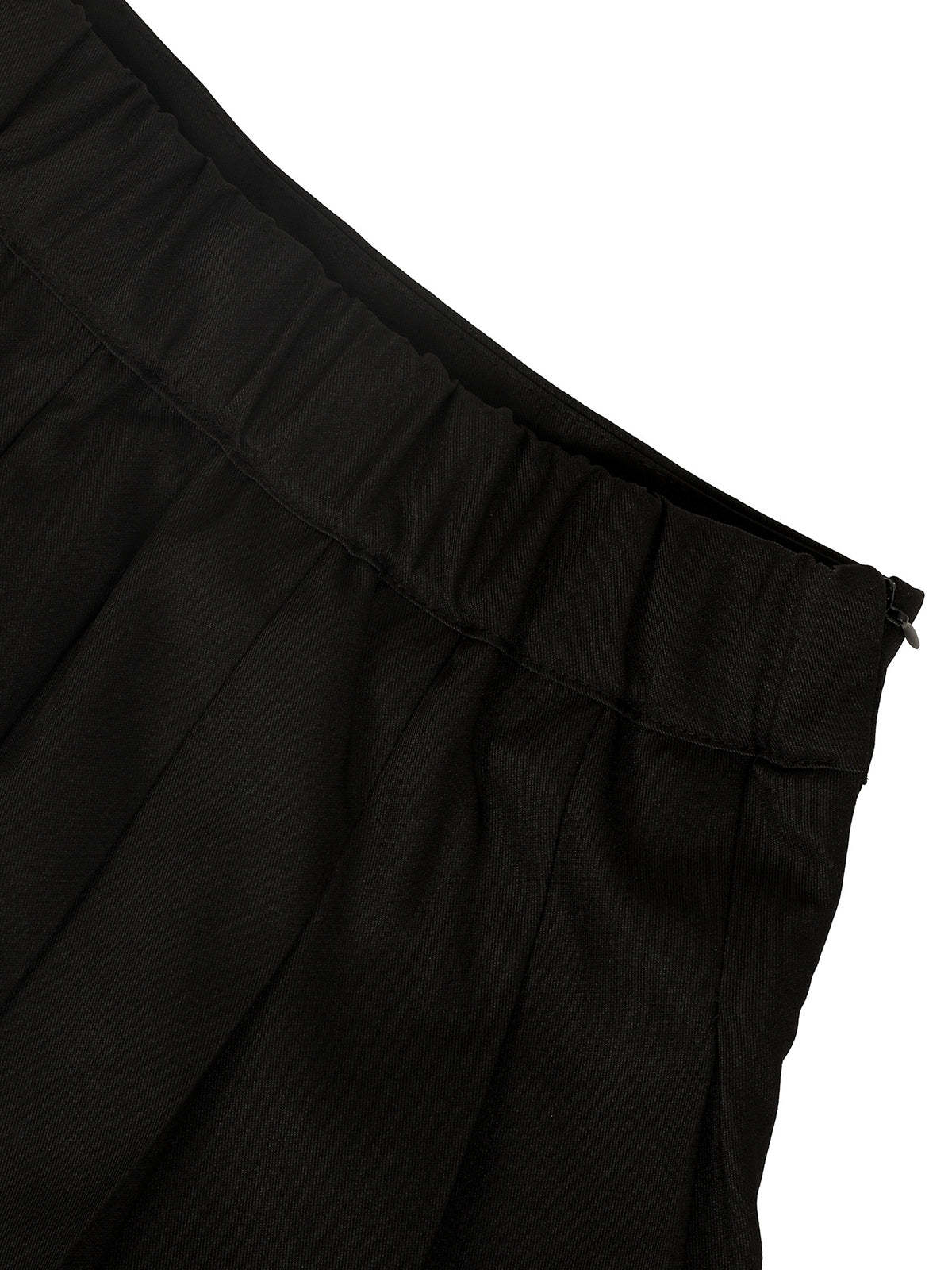 Two-Piece Blazer Shirt Collar Pleated Skirt Set