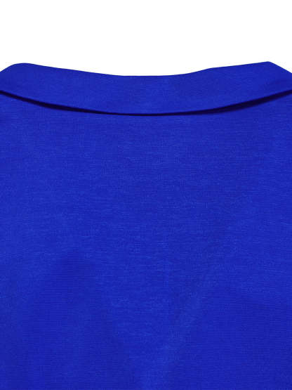 Tailored Lapel Peplum Blazer Pants Set