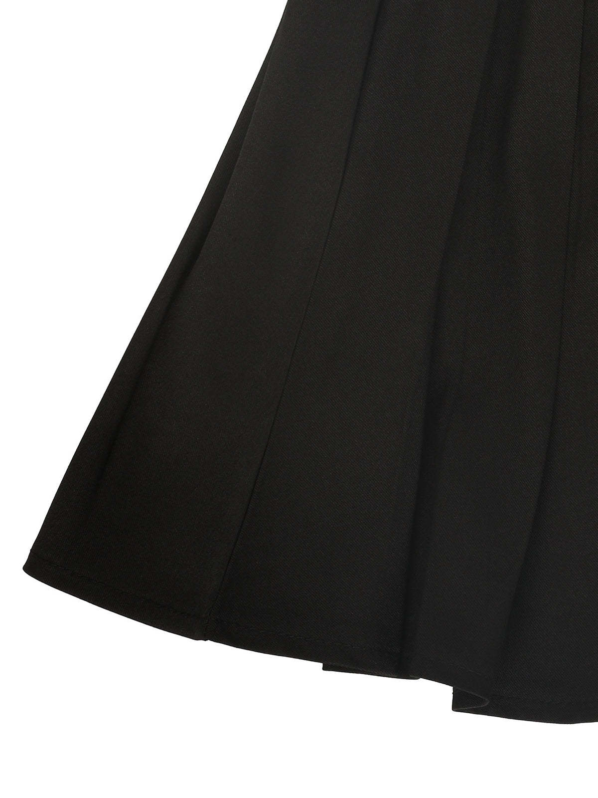 Two-Piece Blazer Shirt Collar Pleated Skirt Set