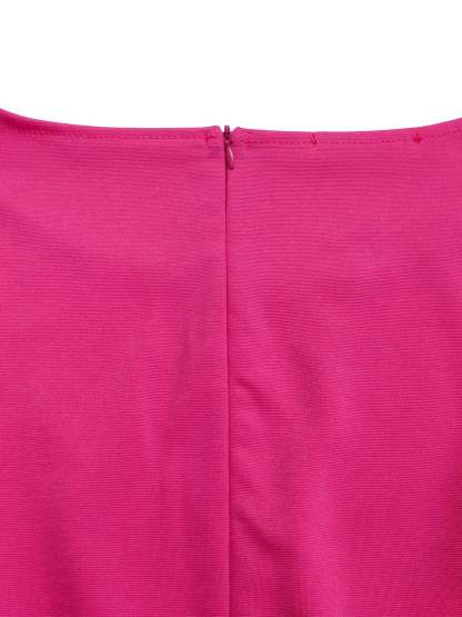 Round Neck Solid Color Wide-Leg Jumpsuit