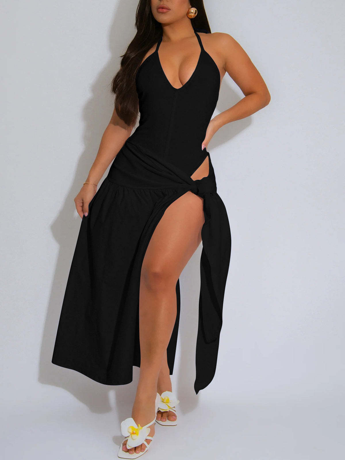 2 Piece Beach Maxi Skirt Sets