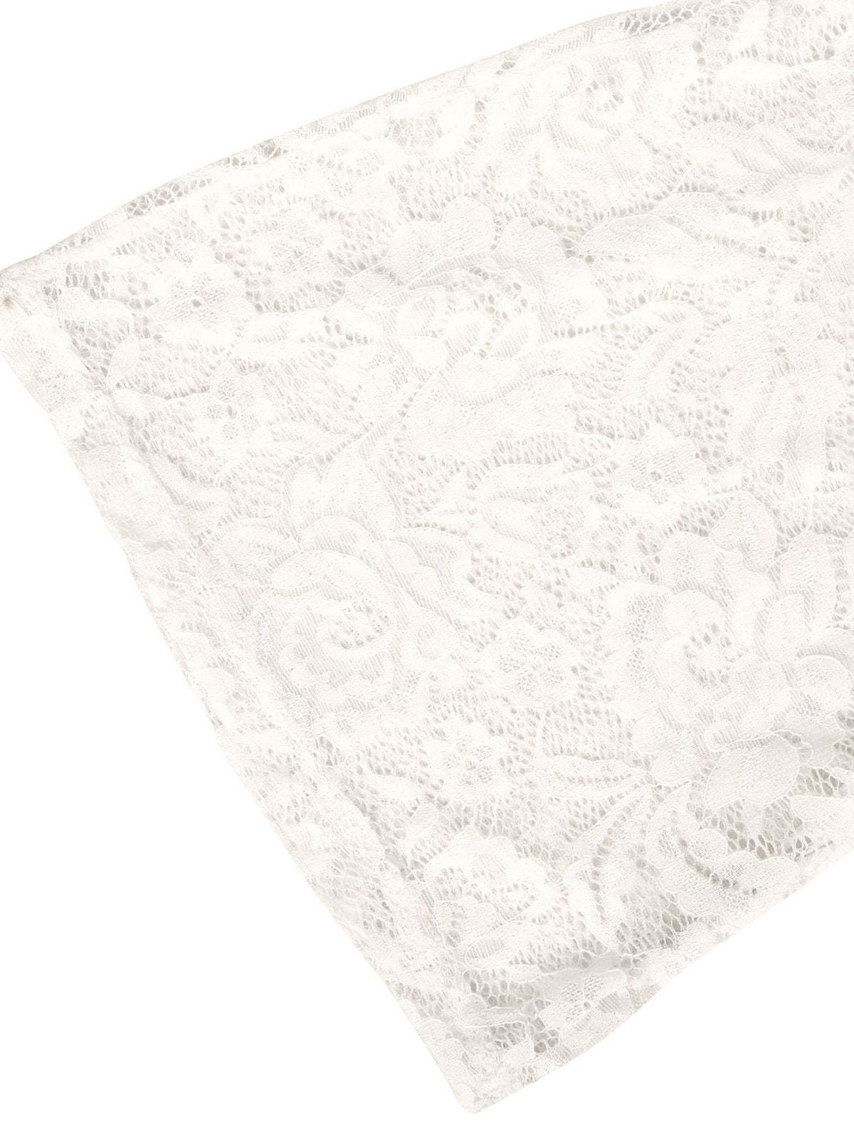 Lace Ruffle Trim Flared Pants