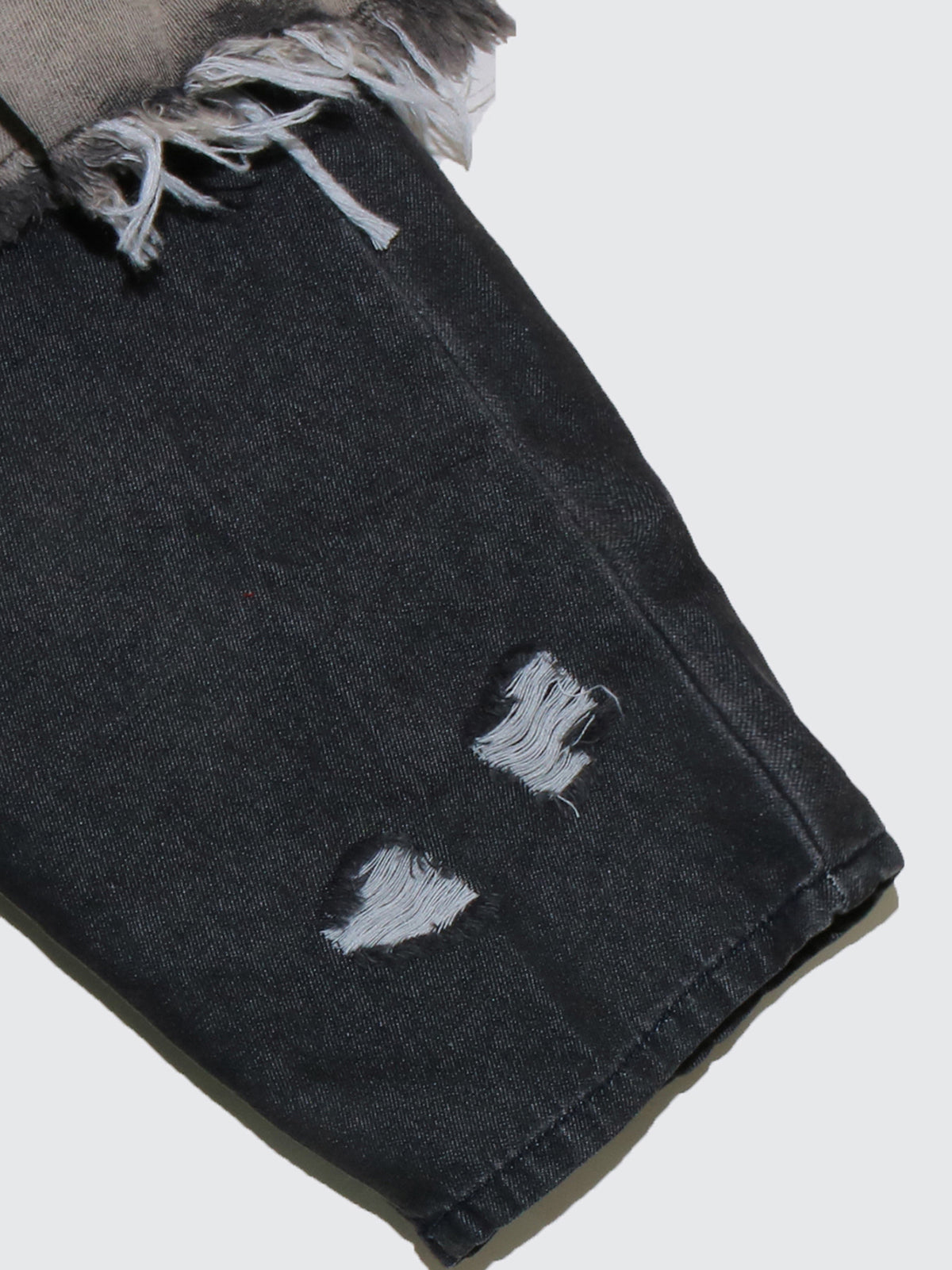 Distressed  Denim Harem Pants