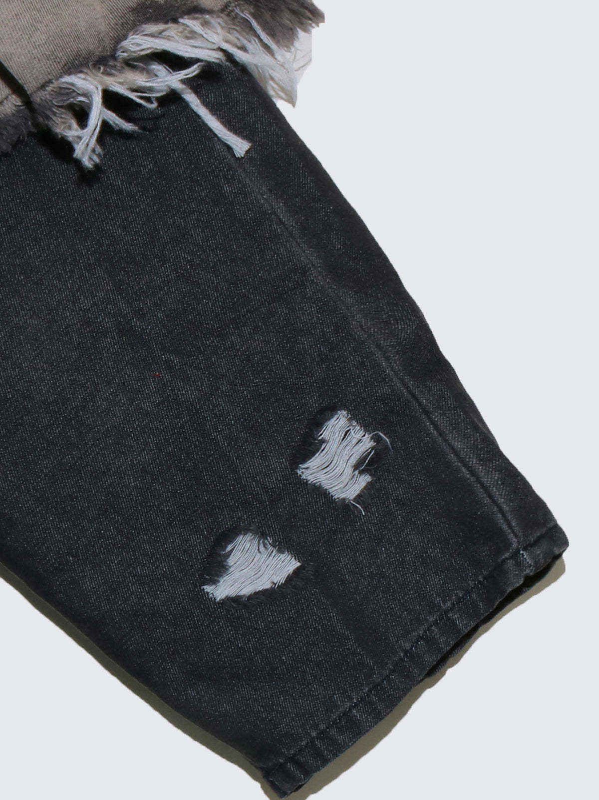 Distressed  Denim Harem Pants