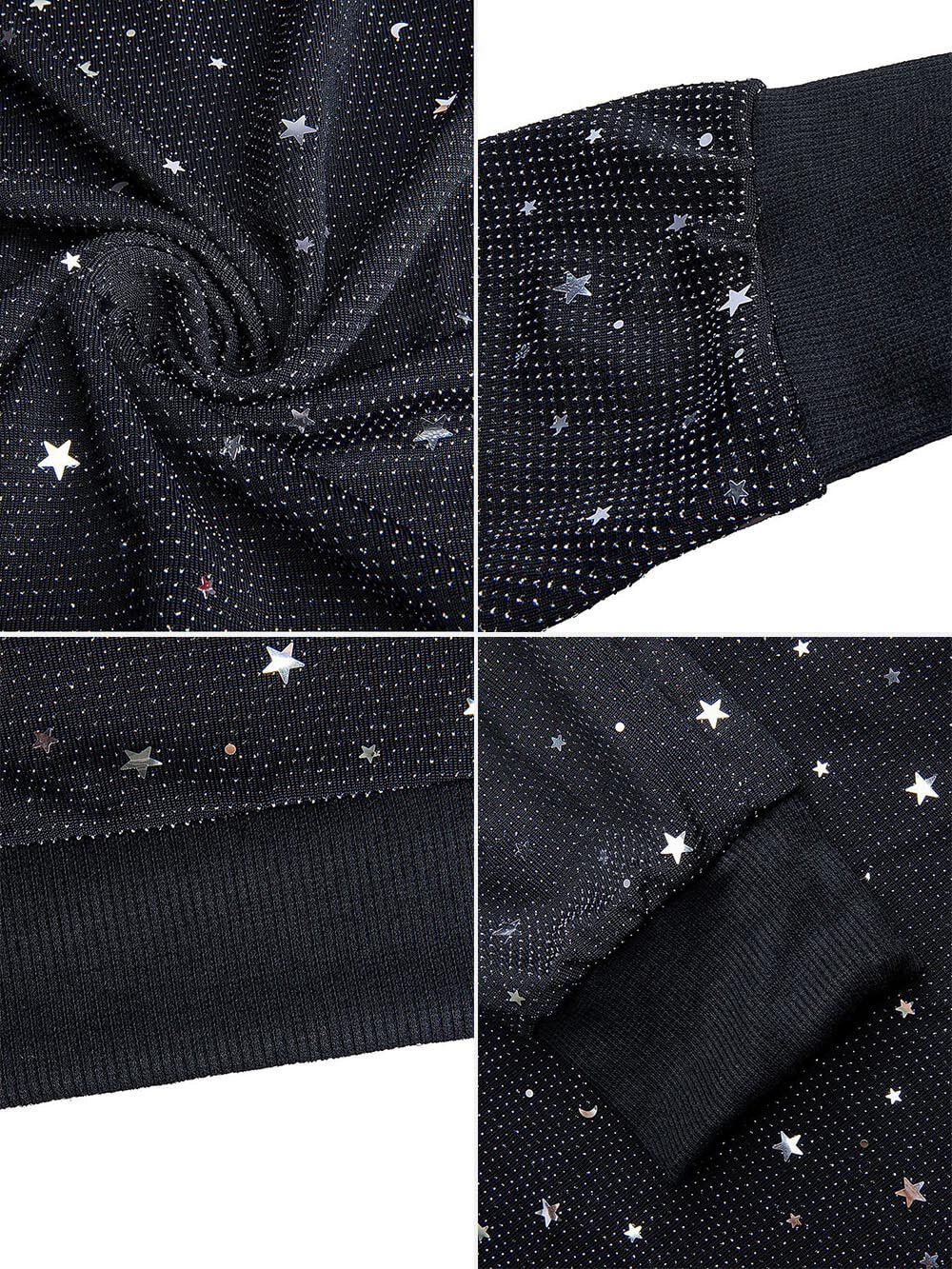 2 Piece Glitter Sequin Metallic Top Pants Set