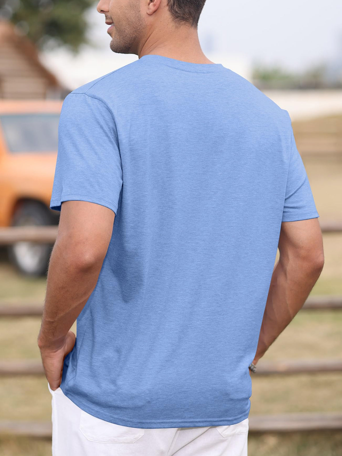 Mens Short Sleeve Henley Shirts