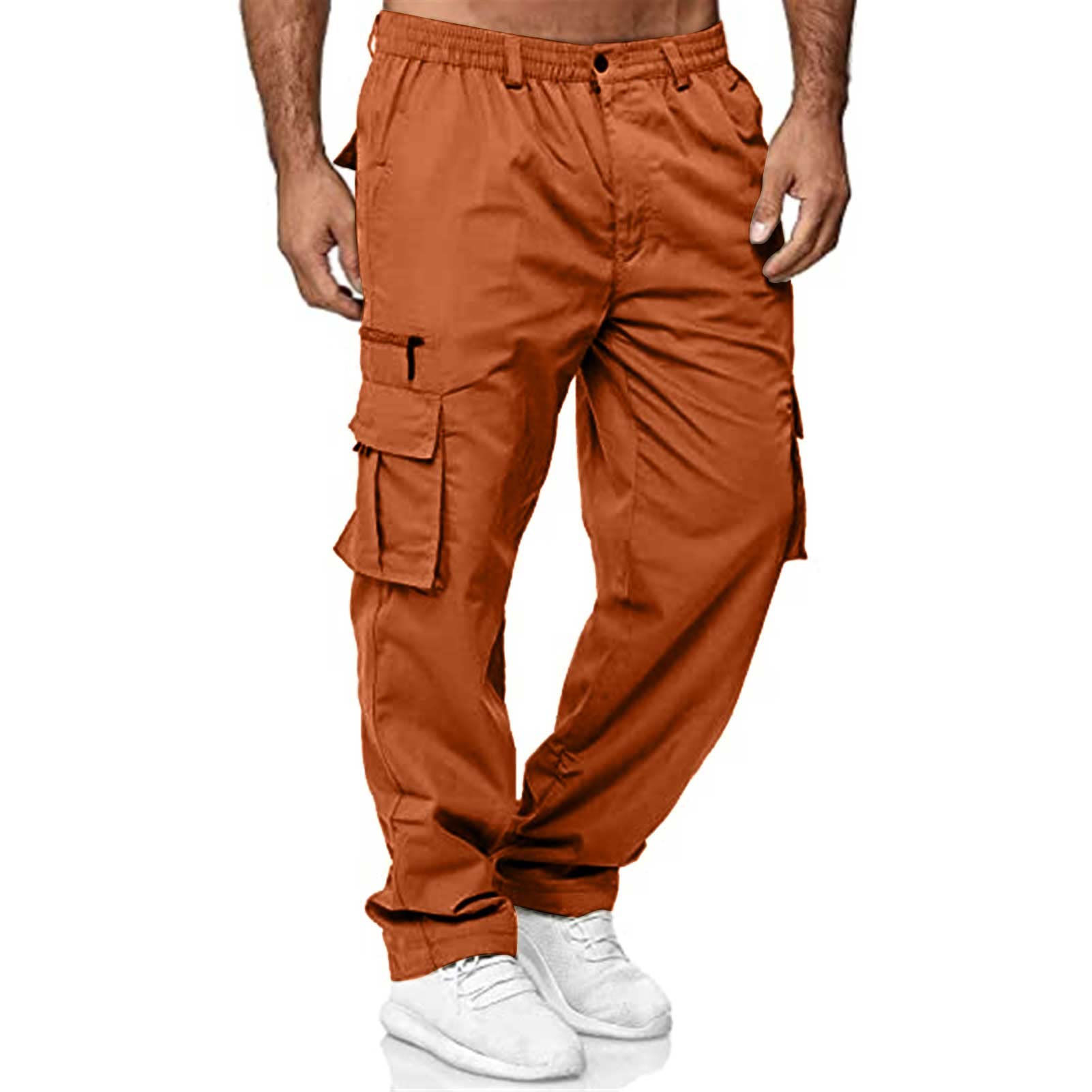 Mens Multi-Pocket Cargo Pants