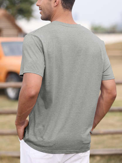 Mens Short Sleeve Henley Shirts