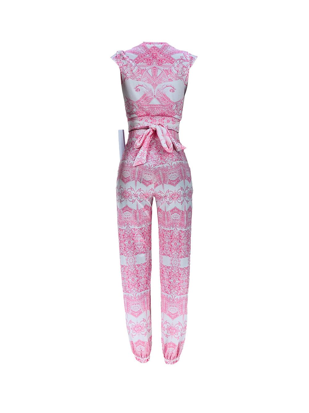 Two-Piece Print Pants Set