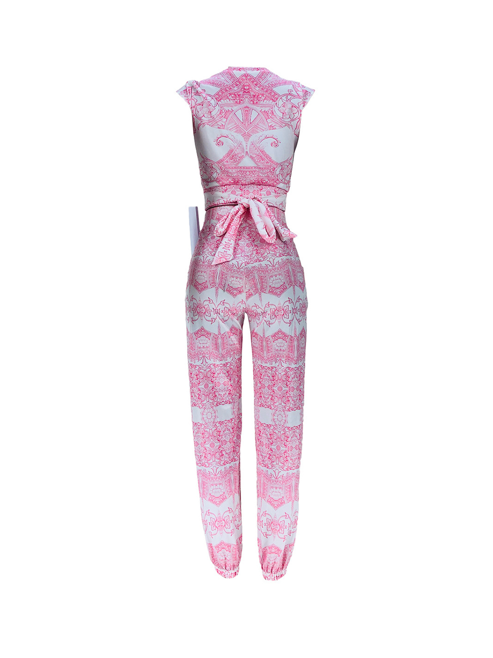 Two-Piece Print Pants Set