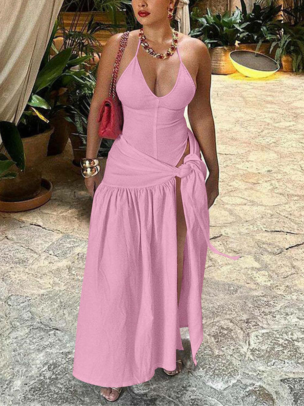 2 Piece Beach Maxi Skirt Sets