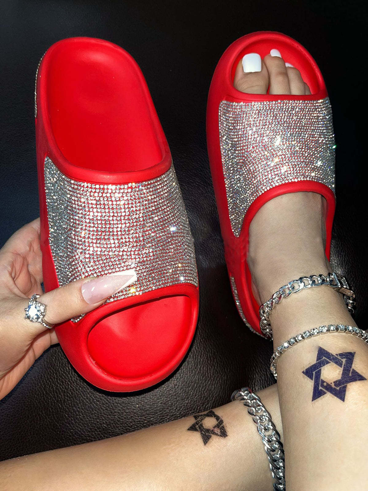 Sparkling Diamond EVA Slide
