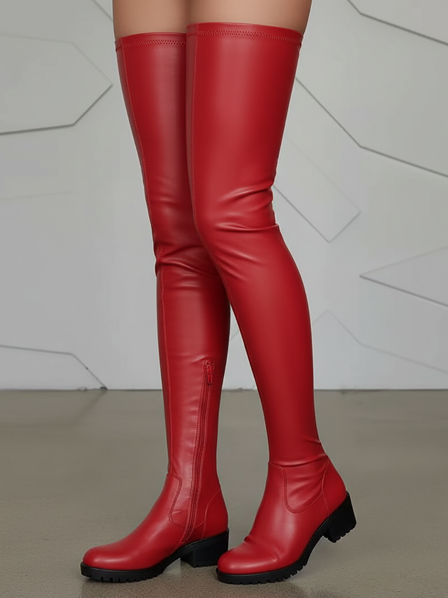 Round Toe Riding Boots