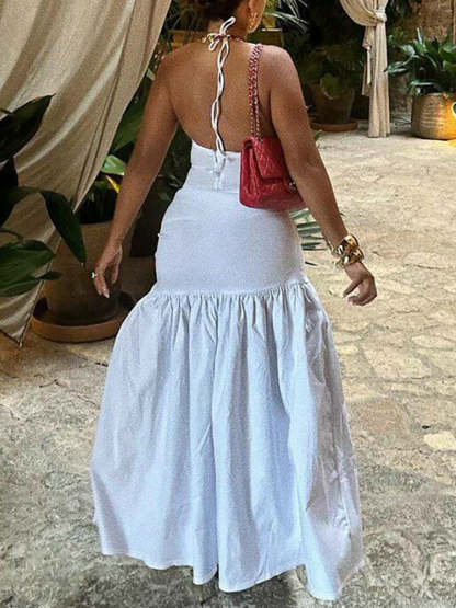 2 Piece Beach Maxi Skirt Sets