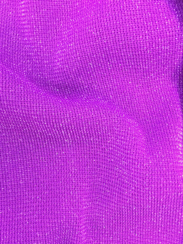 Glitter Sheer Mesh Ruched Drawstring Mini Dress