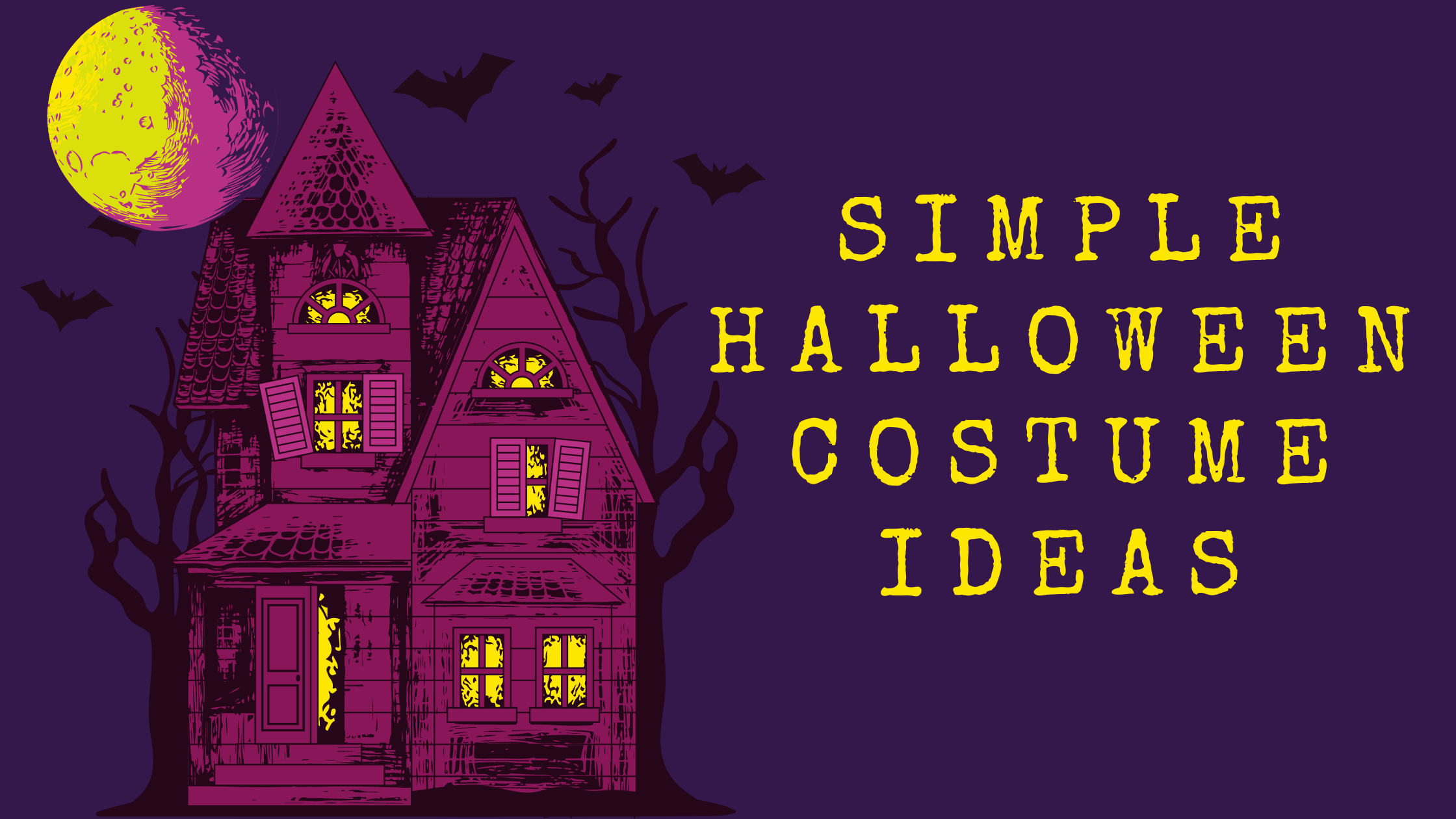 simple Halloween costume ideas