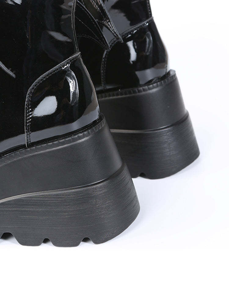 Halloween Bat Wing Platform Martin Boots