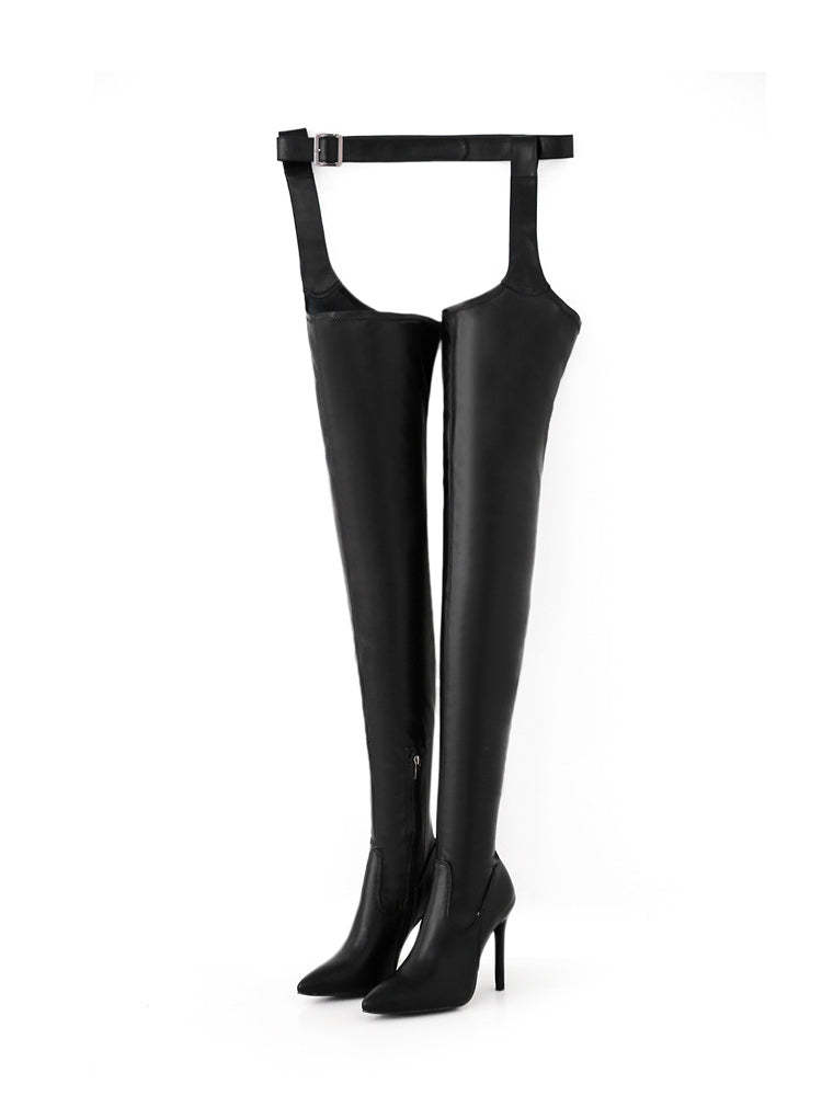 Elegant Thigh High Stiletto Boots