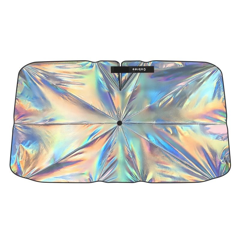 Spiegelnde Laser-Auto-Sonnenblende, Auto-Sonnenschirmgriff biegsam