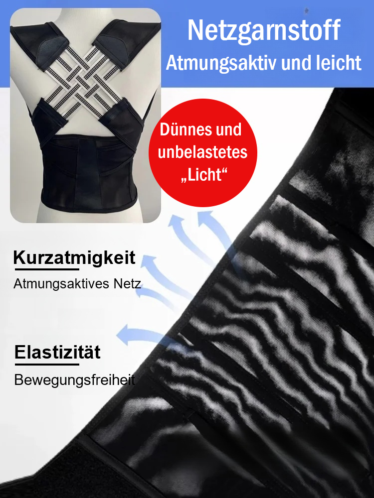 Deutschlands erste smarte Haltungskorrektur mit Wirbelsäulen-Regeneration. 💃Visuell aufrechtere Körperhaltung ab dem ersten Tag – Ein Effekt wie nach einer professionellen Physiotherapie!👍