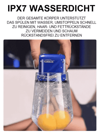 【Erleben Sie überlegene Rasiertechnologie】Rotierender Doppelring-Elektrorasierer, ultimative gründliche Rasur!